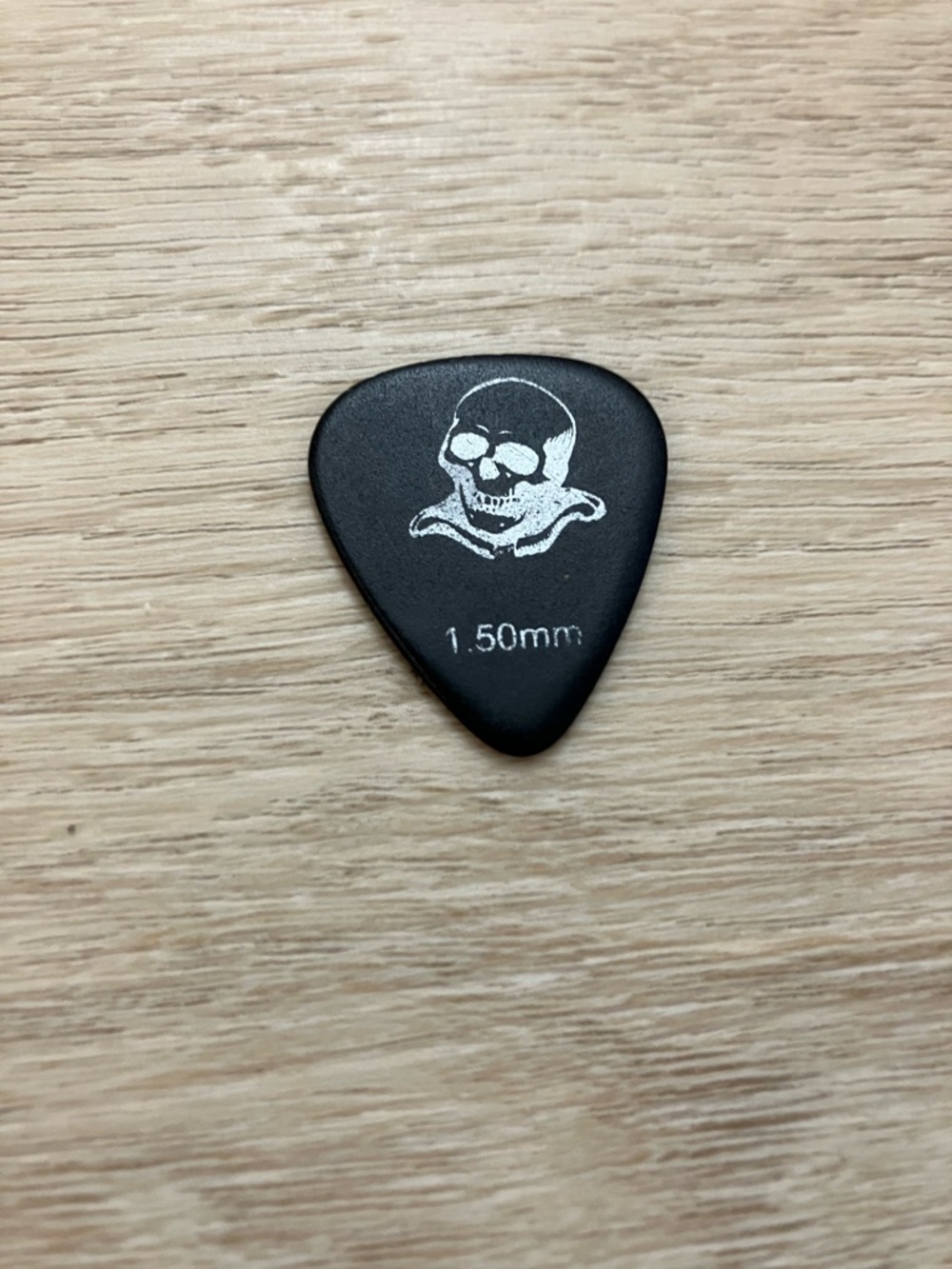 Black Skull Guitar Pick 1.50mm